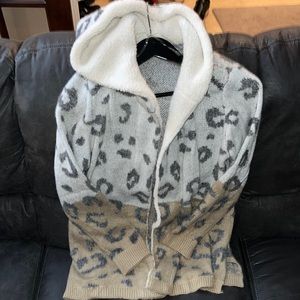 Maurices Animal Print Cardigan